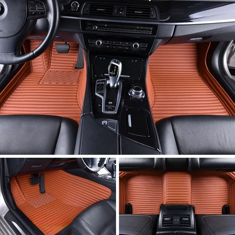 سجادات أرضية مخططة لسيارة ذات 7 مقاعد