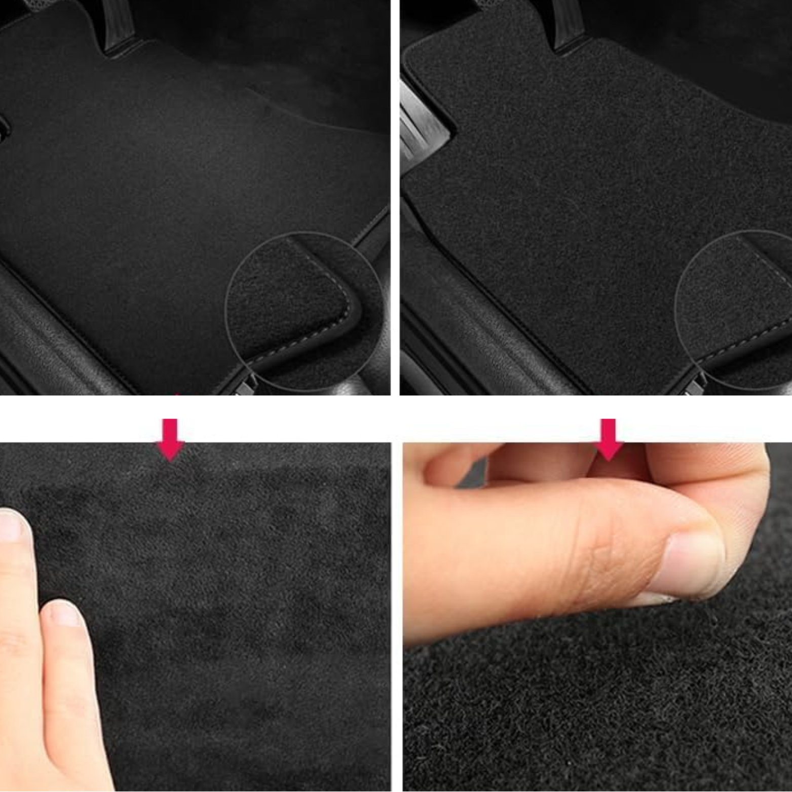 سجادات أرضية السيارة مقاومة للماء (الحصائر الأمامية والخلفية)