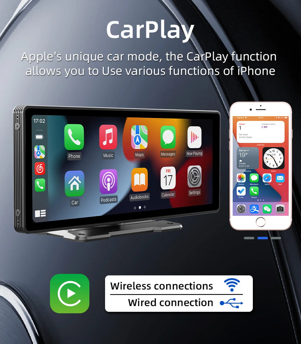 CarPlay Pro Max (2024) + מצלמת רוורס בחינם