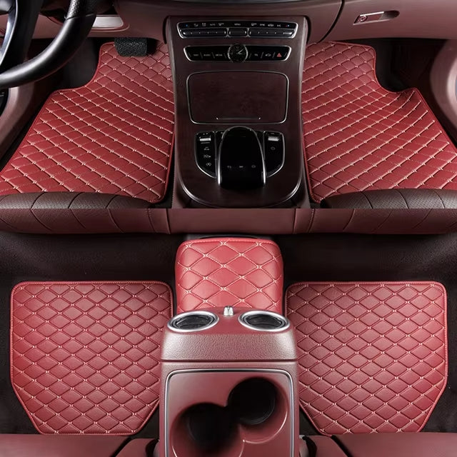 防水滑り止めカーフロアマット（フロントおよびリアマット）