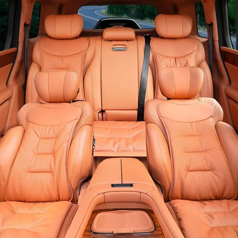 Lærmyke bilsetetrekk