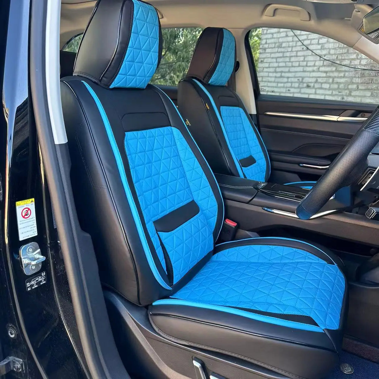 Vanntett skinnsetetrekk for biler